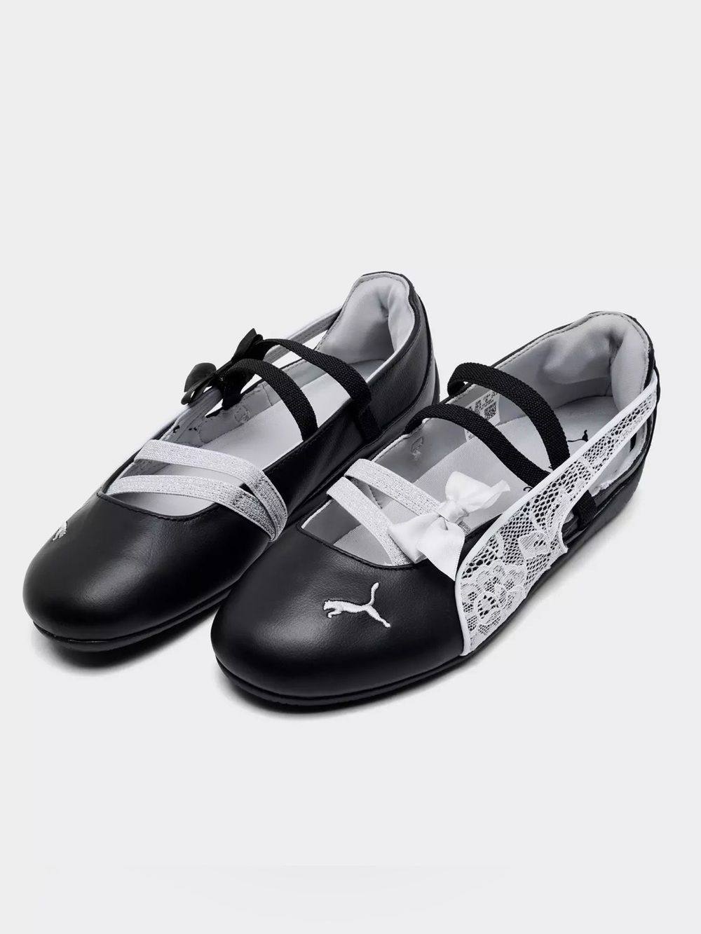🚓 PUMA SPEEDCAT BALLET LACE BOW BLACK WHITE 🚓